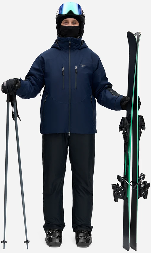 Šiltas puskombinezonis Finntrail ATLAS BIB Graphite 4617