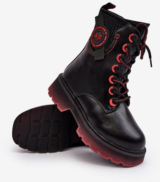 Šilti batai Trapper Boots Kids' Juodas Askya BSB27477