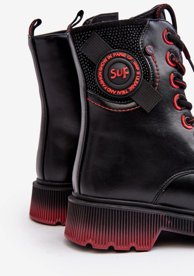 Šilti batai Trapper Boots Kids' Juodas Askya BSB27477