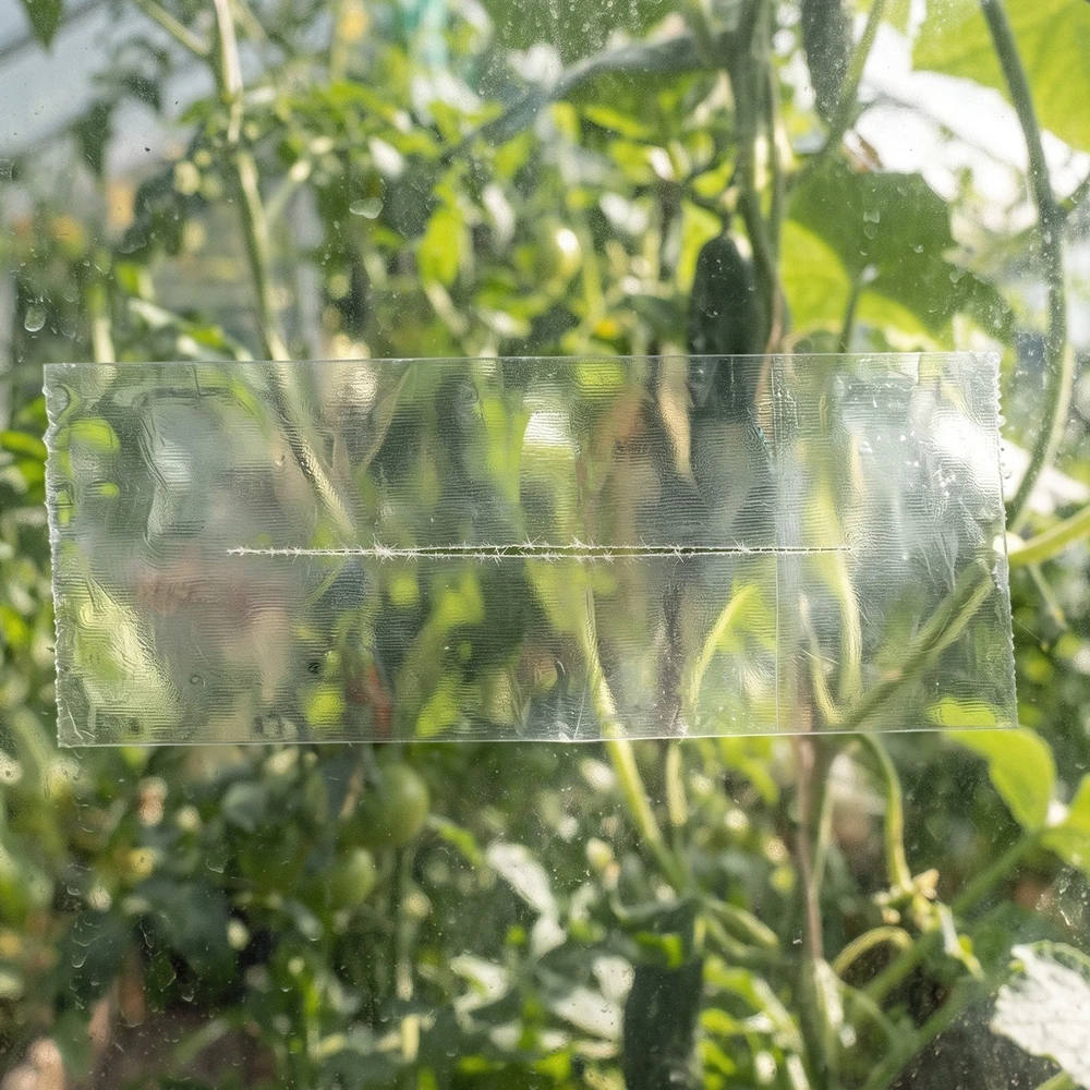 Šiltnamio plėvelės remonto juosta VEVOR C100060001, 0,15 x 32 m