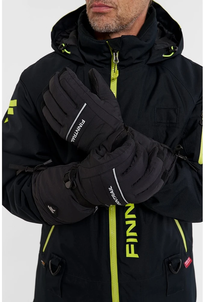 Šiltos pirštinės Finntrail FREERIDE Graphite 2700, Dydis: M