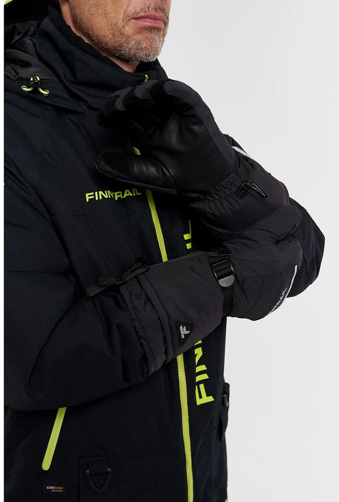 Šiltos pirštinės Finntrail FREERIDE Graphite 2700, Dydis: M