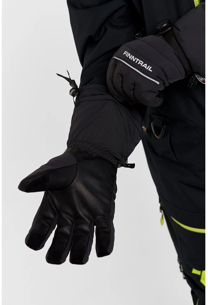 Šiltos pirštinės Finntrail FREERIDE Graphite 2700, Dydis: M