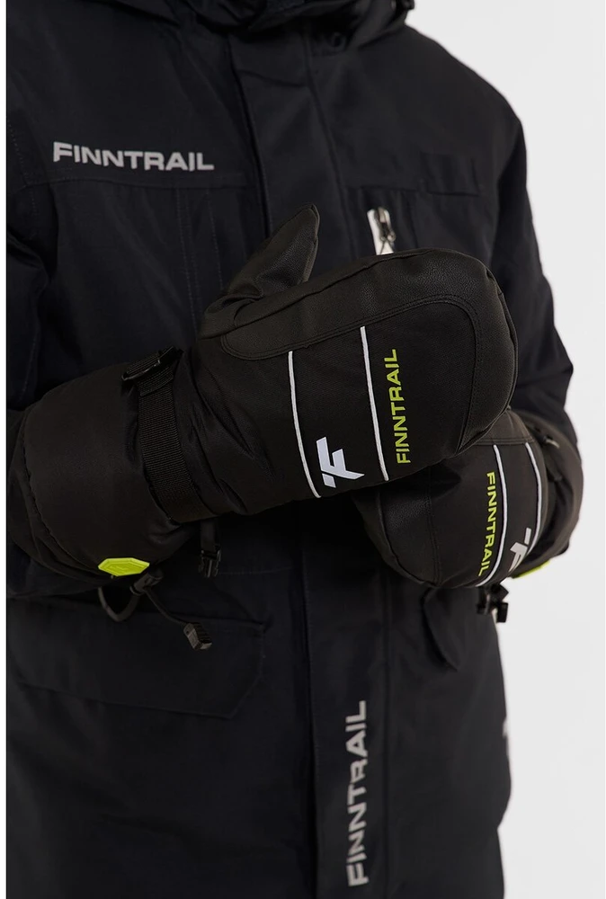 Šiltos pirštinės Finntrail NORDIC Graphite 2941, Dydis: M