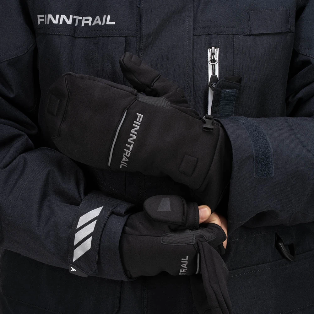 Šiltos pirštinės Finntrail OPTYMUS Graphite 2702
