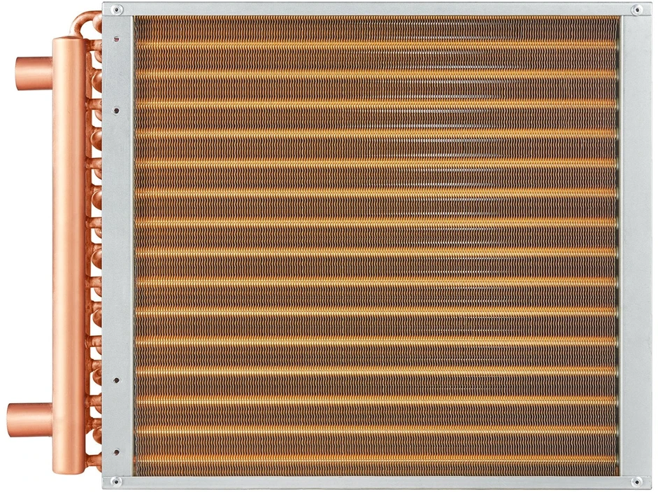VEVOR 40.64x40.64 cm vandens-oro šilumokaitis, 3 eilės