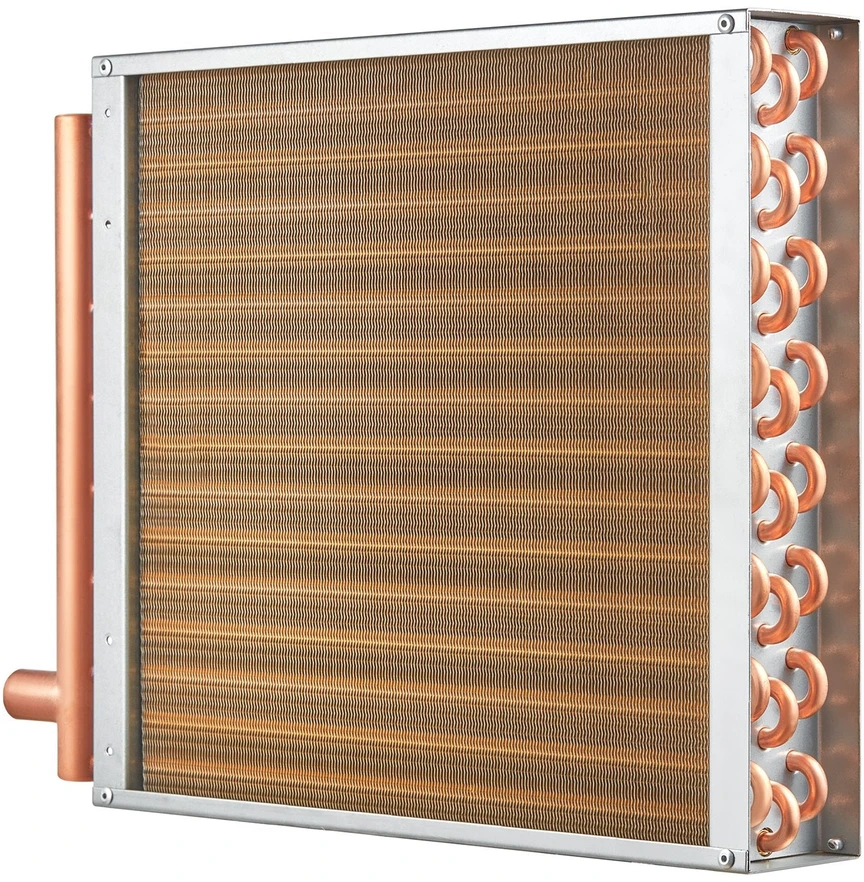 VEVOR 40.64x40.64 cm vandens-oro šilumokaitis, 3 eilės