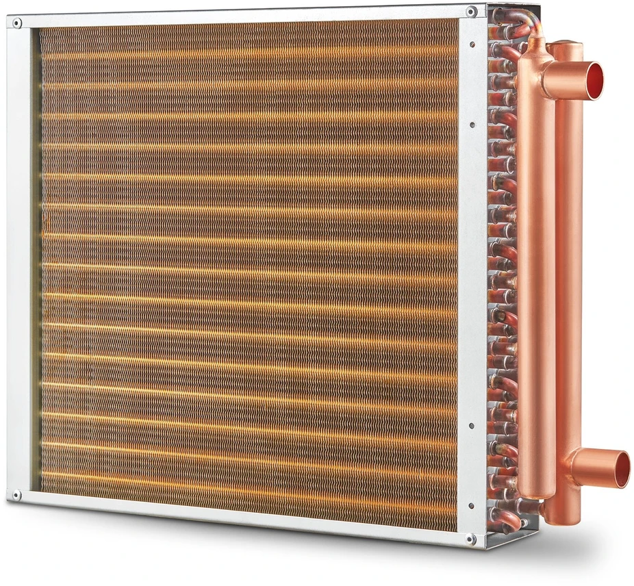 VEVOR 40.64x40.64 cm vandens-oro šilumokaitis, 3 eilės