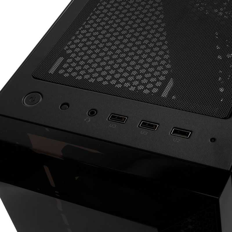 „SilverStone Fara B1 Pro Midi–Tower“, ARGB, grūdintas stiklas – juoda