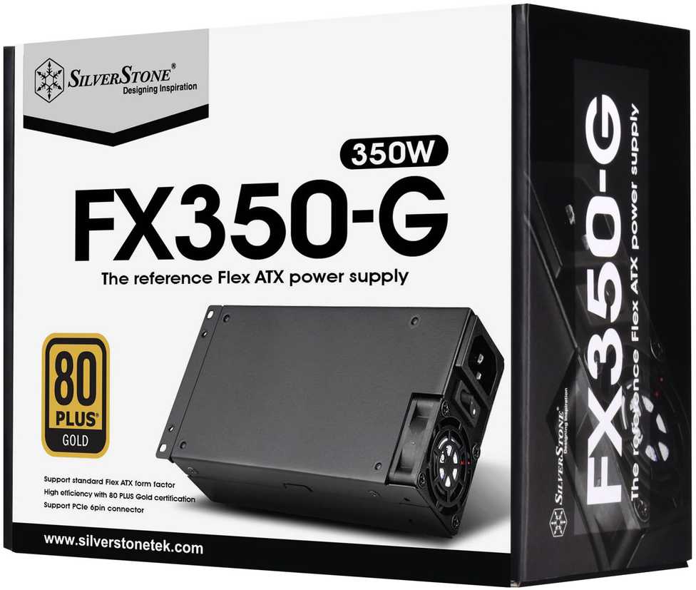 SilverStone SST-FX350-G Flex Series 80 PLUS Gold - 350 Watt