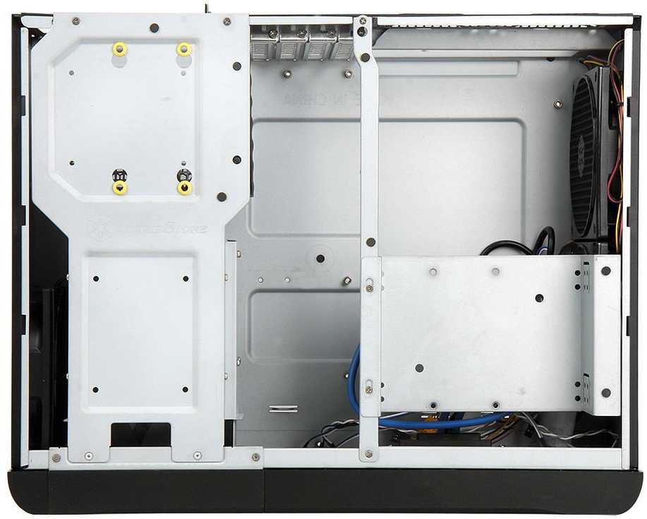 PC korpusas Silverstone SST-GD06B Grandia HTPC Micro ATX, Juodas
