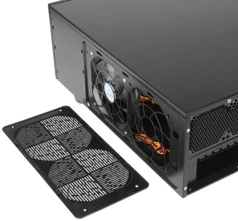 SilverStone SST–GD08B USB 3.0 Grandia Desktop – juoda