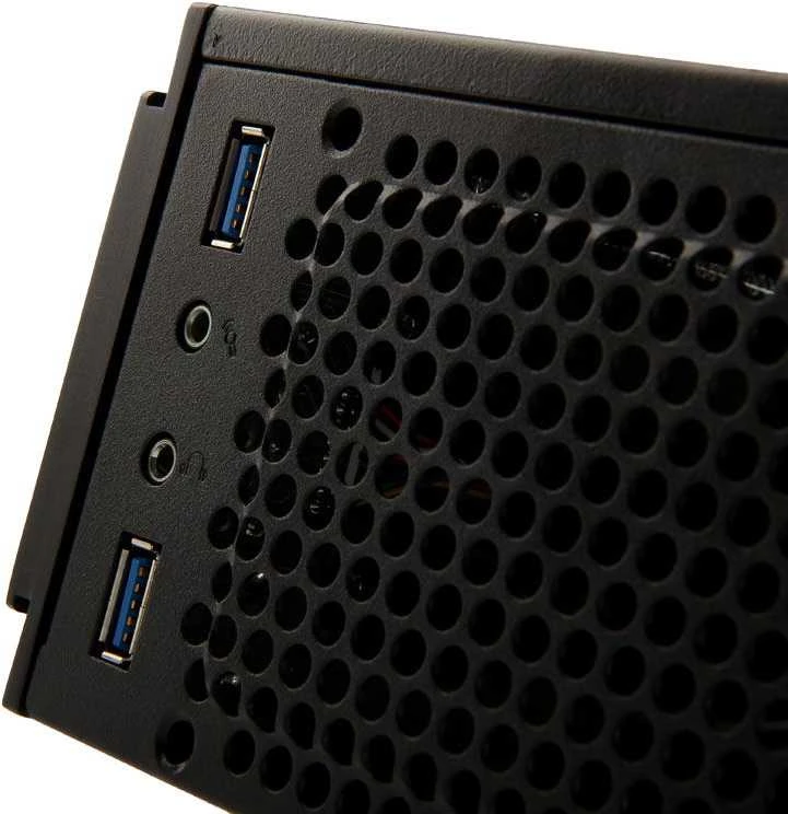 SilverStone Milo 06B USB 3.0 x 2, Mic x1, Spk x1, Juodas, ITX, Maitinimo šaltinis nėra
