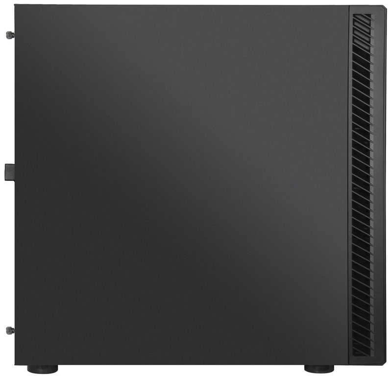 „SilverStone SST–SEQ1B SETA Q1 Midi–Tower“ – juoda