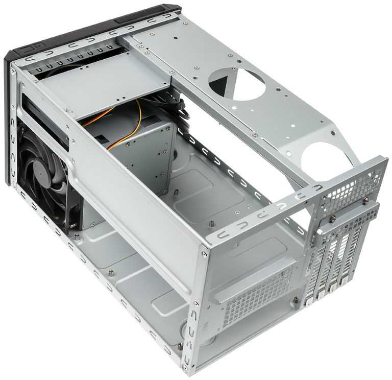 PC korpusas Silverstone Cube SST-SG11B Sugo Micro ATX, juodas
