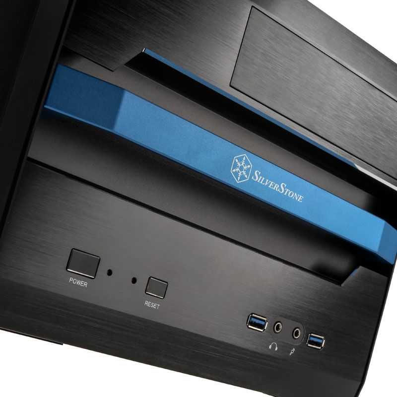PC korpusas Silverstone Cube SST-SG12B Sugo Micro ATX, juodas