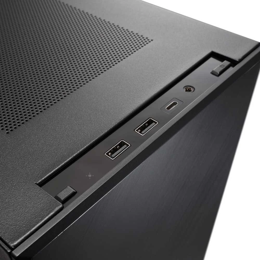SilverStone SST-SG17B Micro-ATX Mini ITX case - juodas