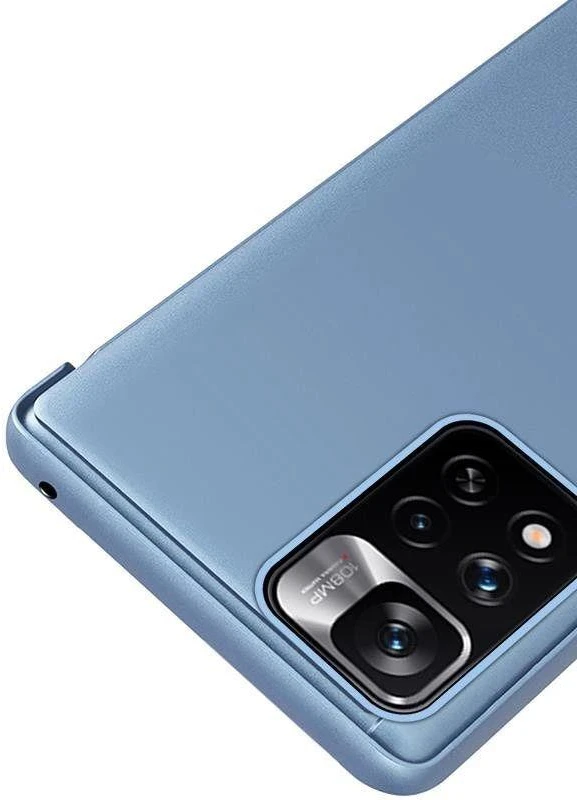 Clear View Realme C33 atverčiamas dėklas telefonui juodos spalvos