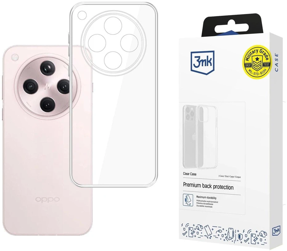 Nezatříděno 3Mk Protection 3mk skaidrus dėklas, skirtas Oppo Find X8 - skaidrus