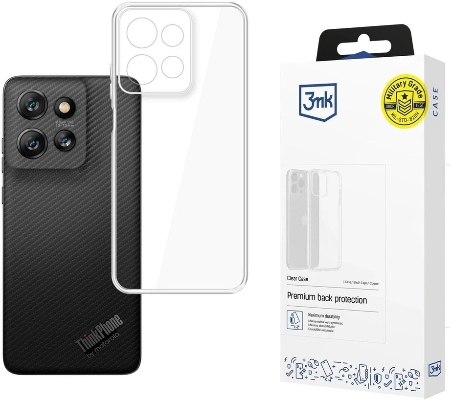 3Mk Protection 3mk skaidrus dėklas, skirtas Motorola ThinkPhone25 - skaidrus