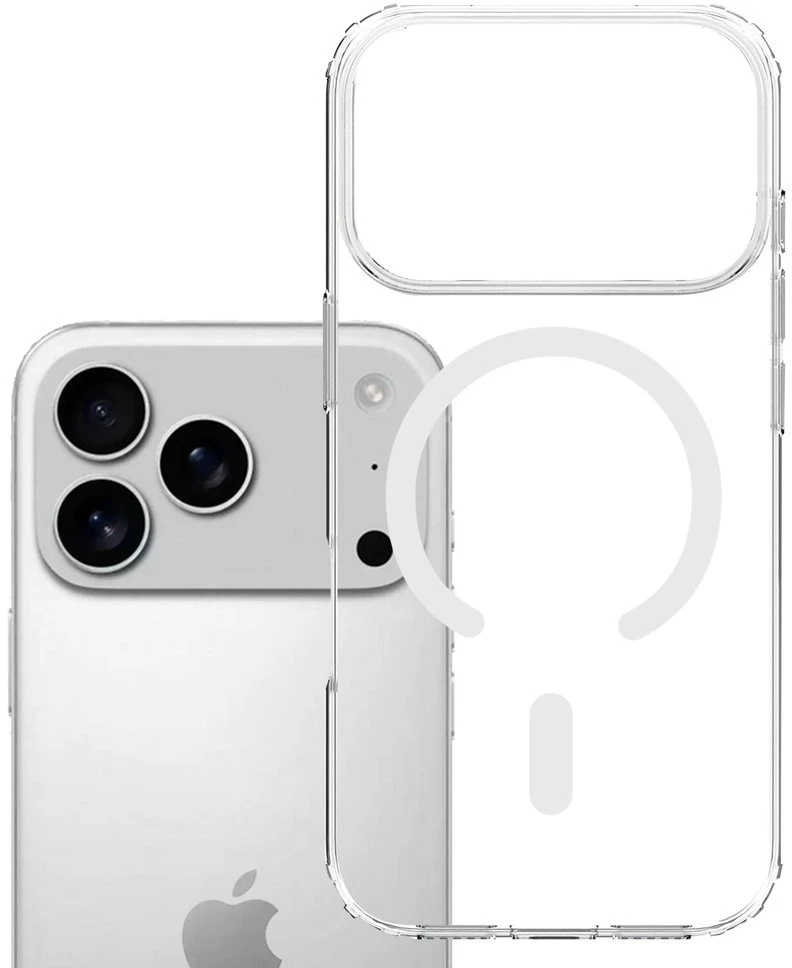 Dėklas 3Mk apsauga 3mk „Armor MagCase“, skirtas „iPhone 17 Pro Max“ – skaidrus