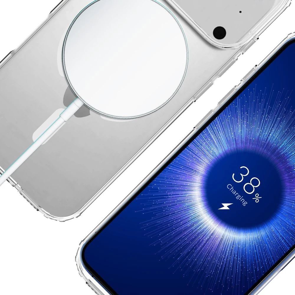 Dėklas 3Mk apsauga 3mk „Armor MagCase“, skirtas „iPhone 17 Pro Max“ – skaidrus