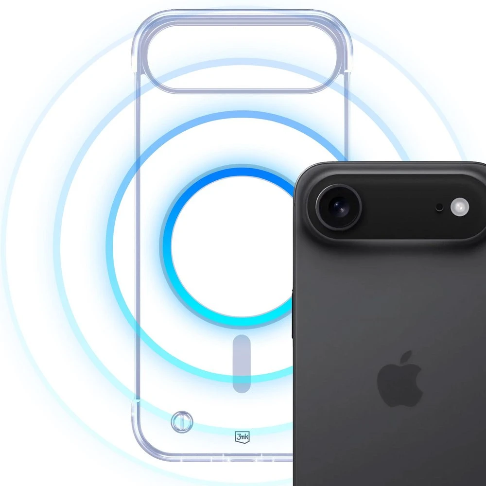 Dėklas 3Mk Protection 3mk Just20g MagCase, skirtas iPhone 17 Air - permatomas