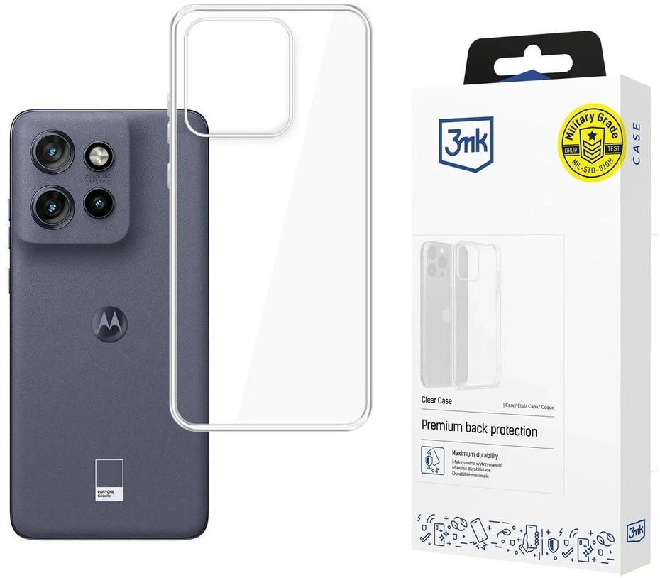 3Mk Protection 3mk skaidrus dėklas, skirtas Motorola Edge 50 Neo - skaidrus