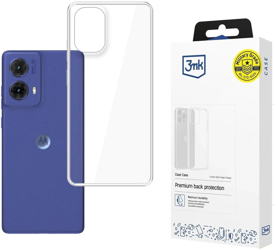 3Mk Protection 3mk skaidrus dėklas, skirtas Motorola Moto G85 - skaidrus