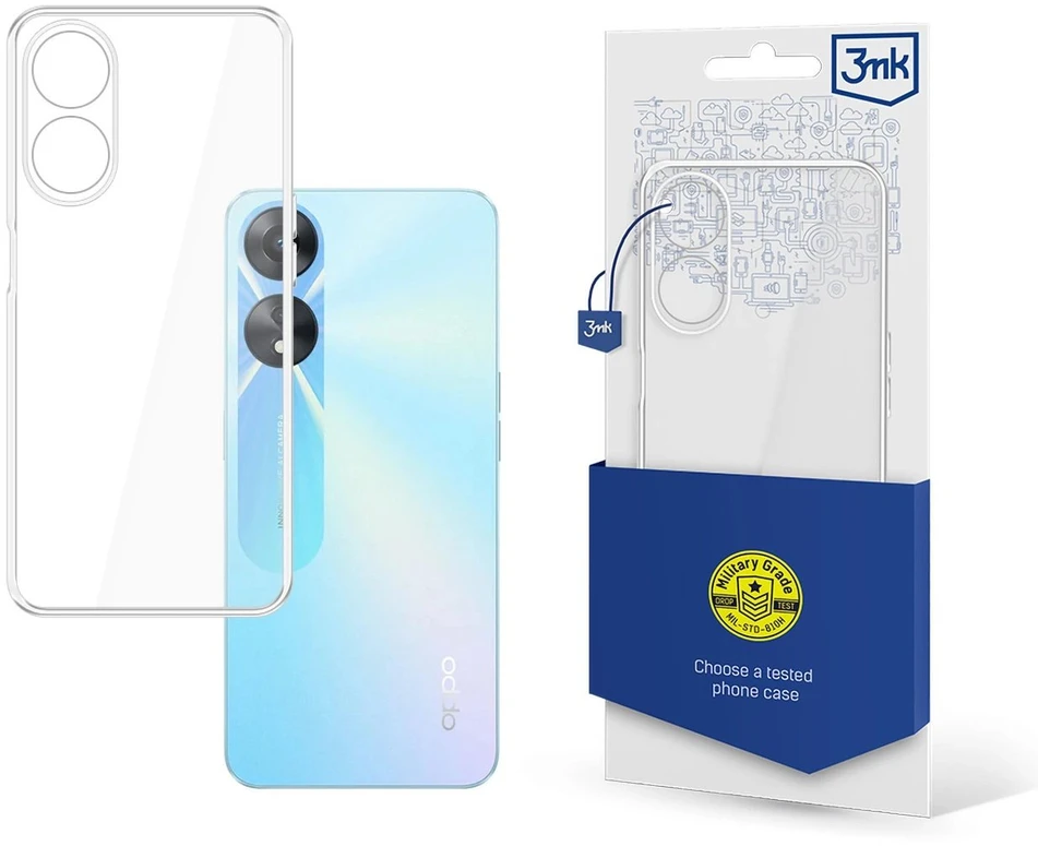 3Mk Protection 3mk skaidrus dėklas, skirtas Oppo A58 5G - skaidrus