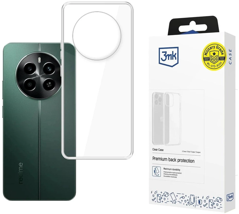 3mk skaidrus dėklas, skirtas Realme 13 4G - skaidrus