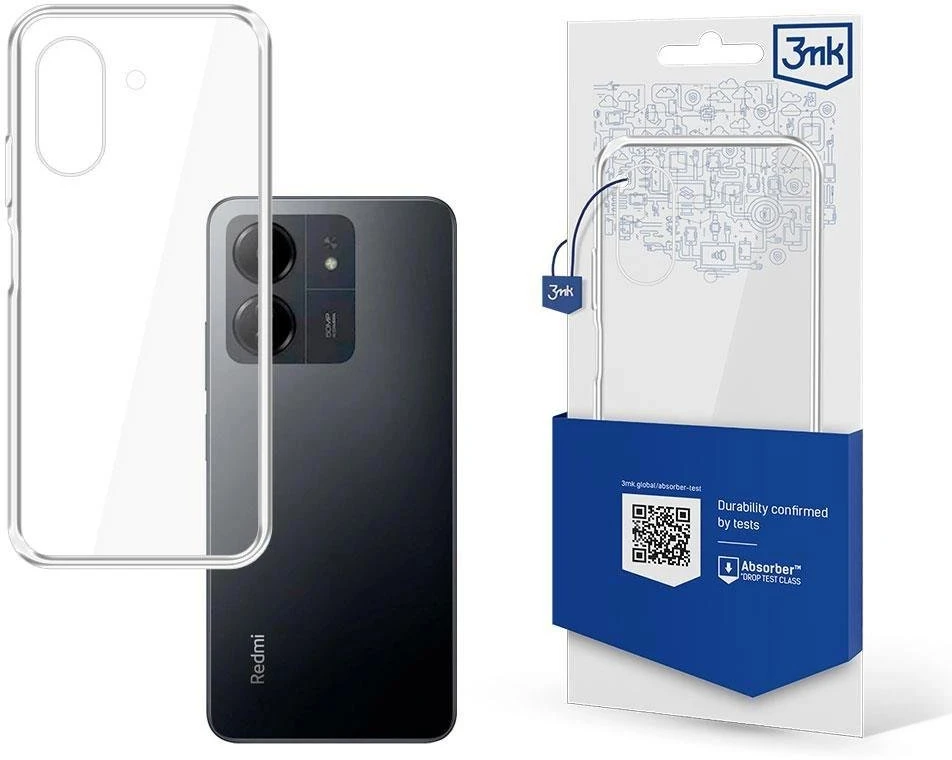 Dėklas 3mk Clear Case 1,2mm Xiaomi Redmi 13C/Poco C65/Poco M6 5G