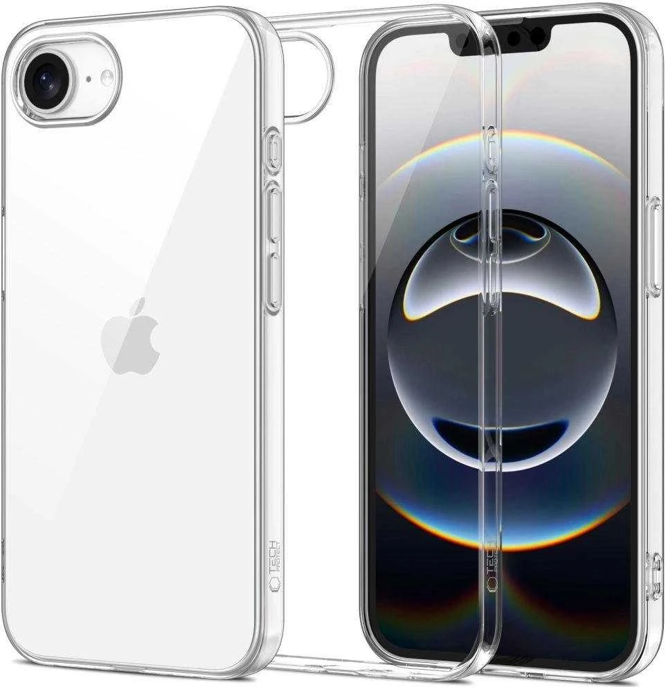 „Tech-Protect FlexAir“ dėklas, skirtas „iPhone 16e / 17e“ – skaidrus