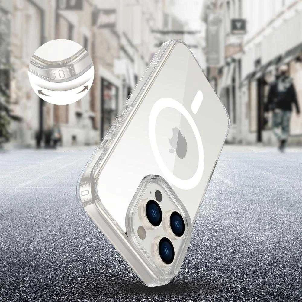 Dėklas Apple iPhone 16 Pro Tech-Protect FlexAir Hybrid CC MagSafe Fire Screen ekranas