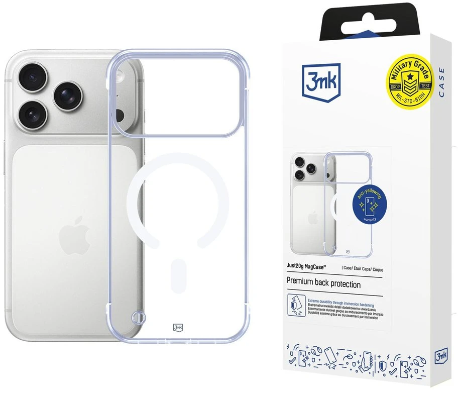 Dėklas 3MK Just20g MagCase skirtas Apple iPhone 17 Pro
