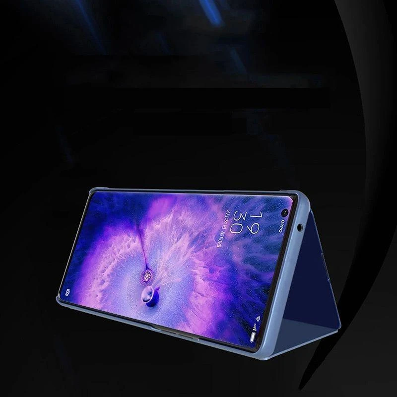 Hurtel Clear View dėklas skirtas Oppo Find X5 Pro, juodas