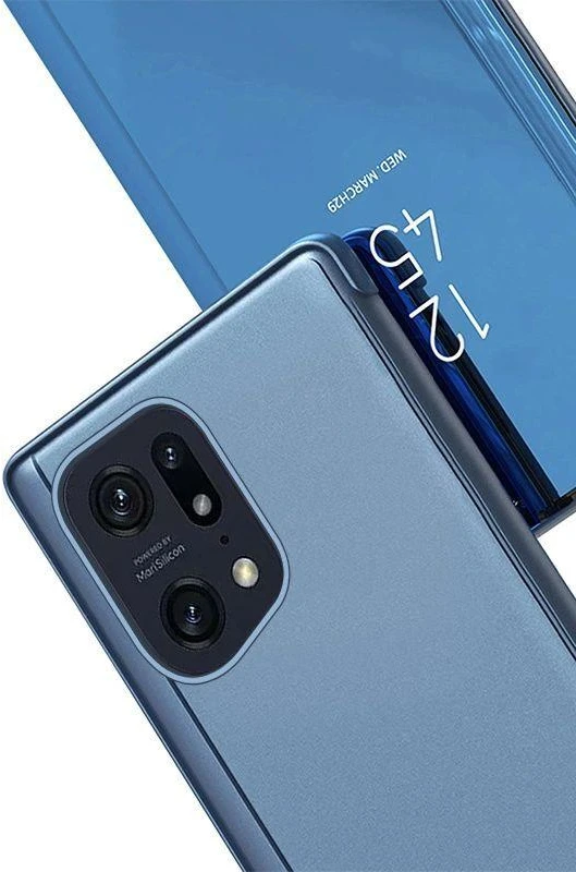 Hurtel Clear View dėklas skirtas Oppo Find X5 Pro, juodas