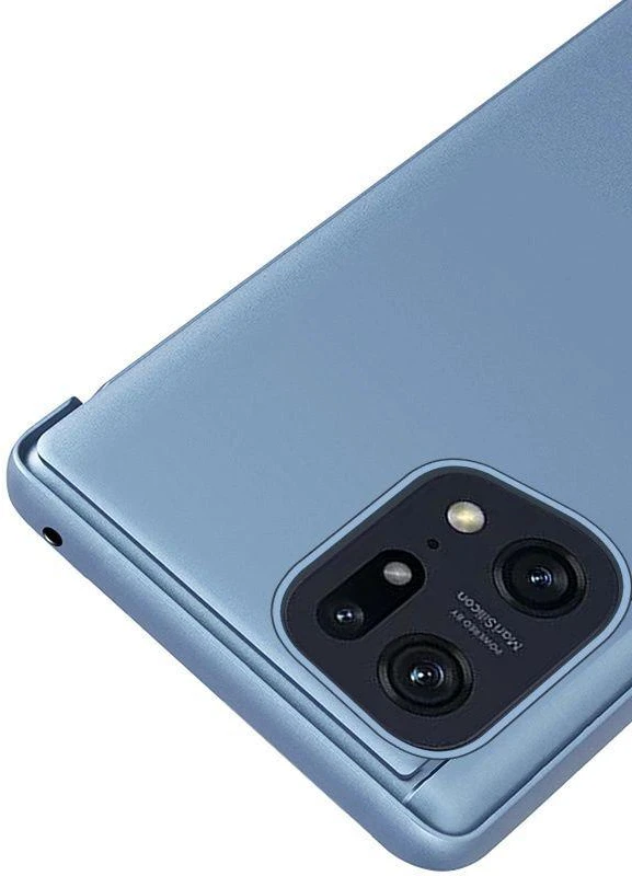 Hurtel Clear View dėklas skirtas Oppo Find X5 Pro, juodas