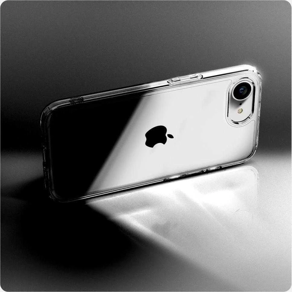 Spigen Ultra Hybrid iPhone 16e dėklas – skaidrus