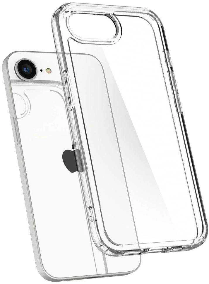 Spigen Ultra Hybrid iPhone 16e dėklas – skaidrus