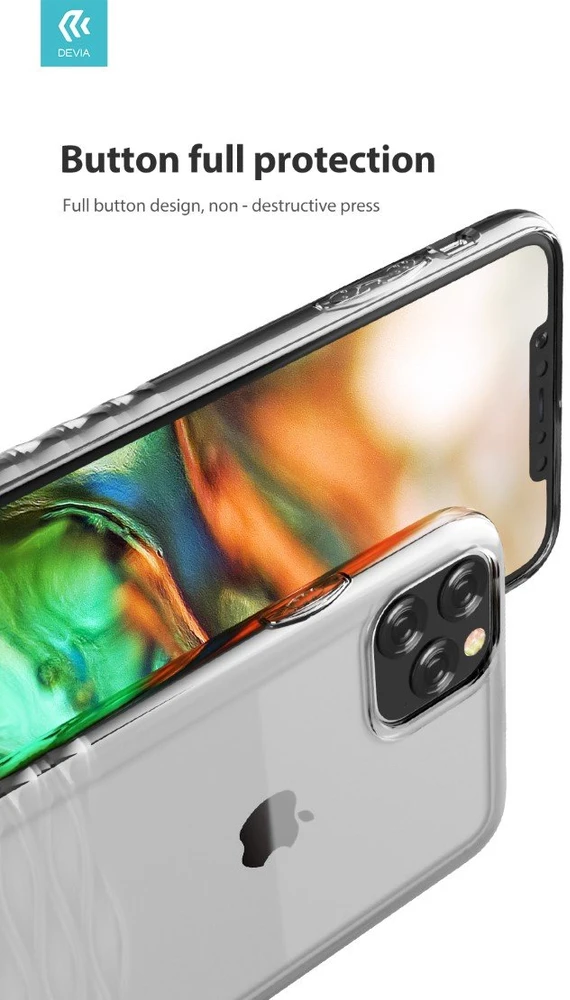 Skaidrus telefono dėklas Devia Ocean2 iPhone 11 Pro Max