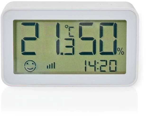 Drėkintuvas Skaitmeninė orų stotelė Nedis ZBSC30WT, balta