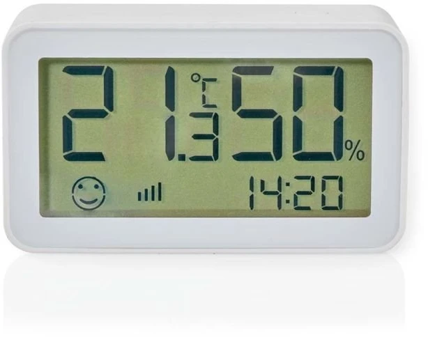 Drėkintuvas Skaitmeninė orų stotelė Nedis ZBSC30WT, balta