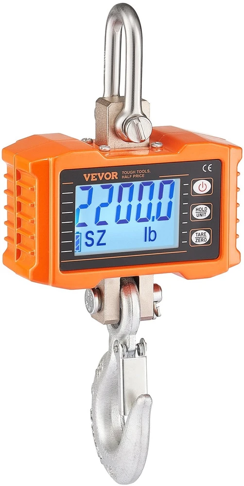 VEVOR Skaitmeninės kraninės svarstyklės 1000 kg