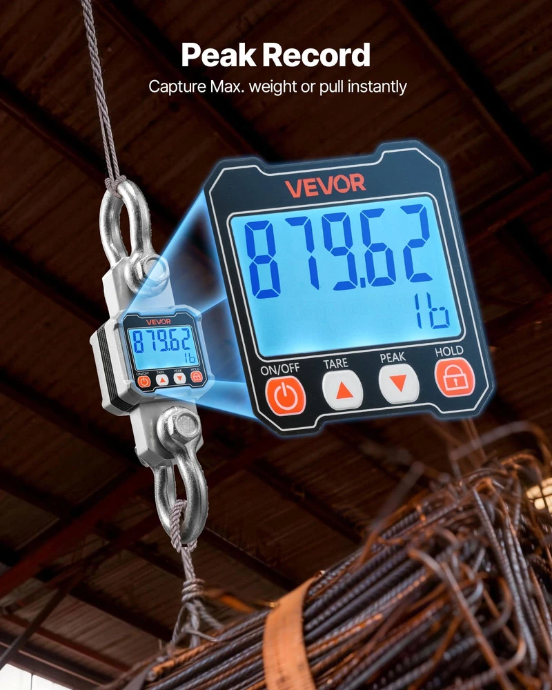 VEVOR Pramoninės kranų svarstyklės 3000 kg