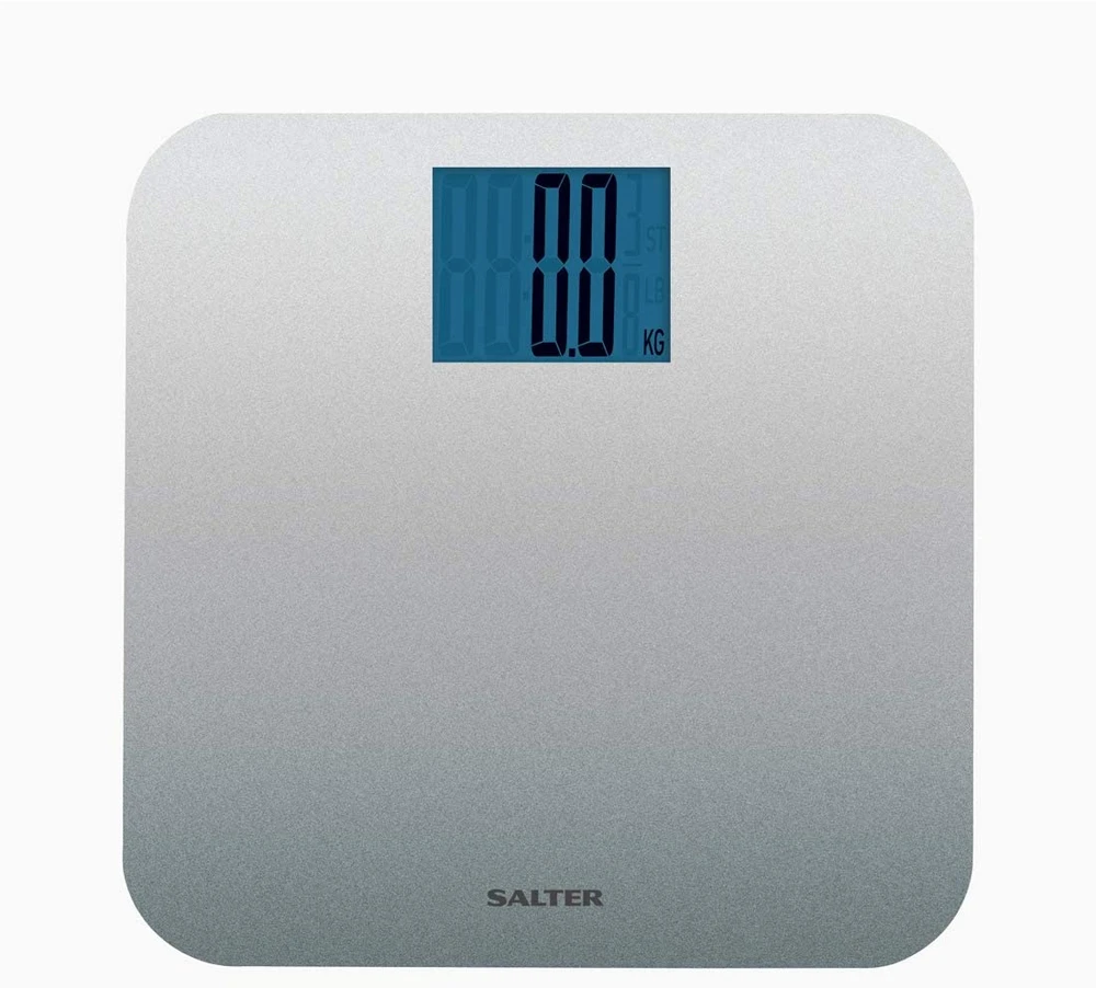 Skaitmeninės kūno svarstyklės Salter Max, 250 kg, sidabro spalvos