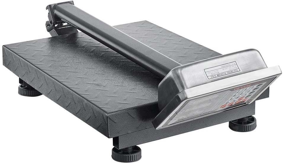 VEVOR Elektroninės platforminės svarstyklės 300 kg, tikslumas 50 g