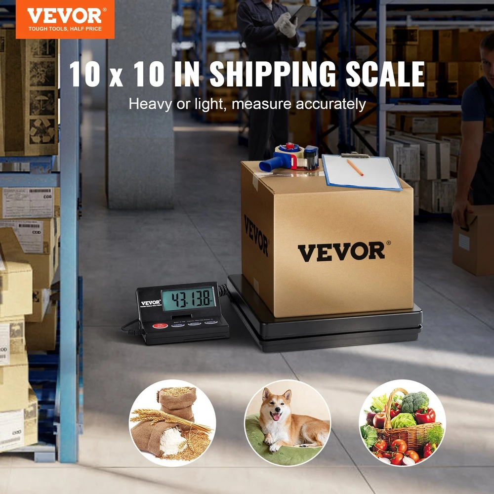 VEVOR Siuntimo skaitmeninė pašto svarstyklė 50 kg