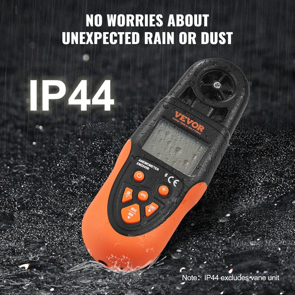 VEVOR Bluetooth nešiojamas anemometras įranga HVAC