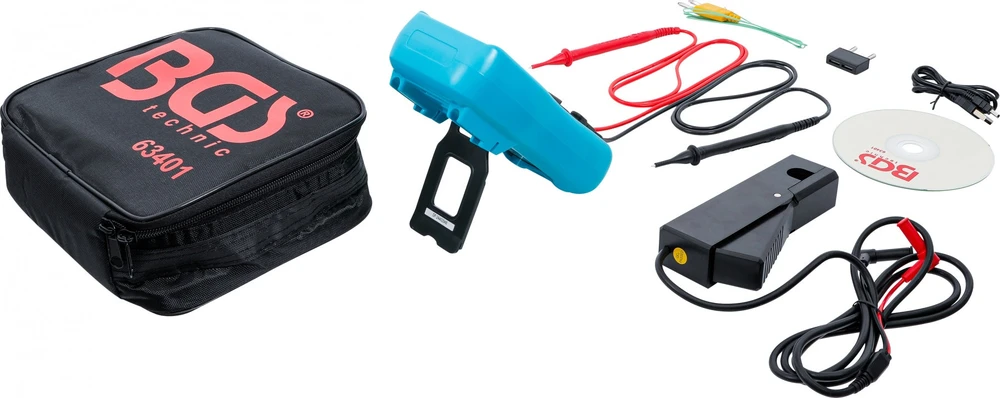 SKAITMENINIS AUTOMOBILINIS MULTIMETRAS SU USB SĄSAJA (63401)
